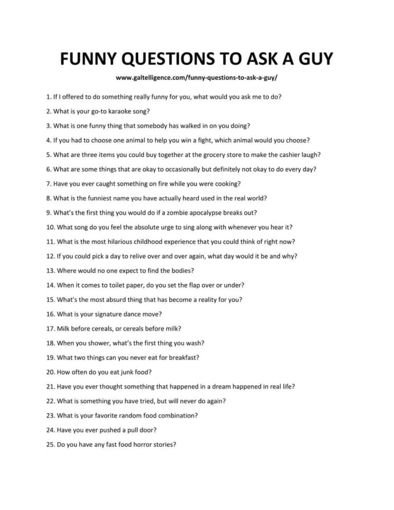 64-best-funny-questions-to-ask-a-guy-make-him-laugh