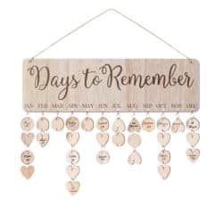 diy gifts for boyfriend - Birthday Reminder Calendar Plaque