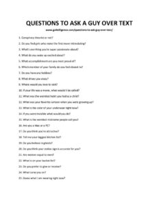 28 Best Questions To Ask A Guy Over Text - The Only List!