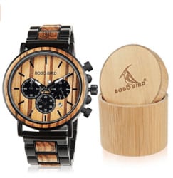 cute gifts for boyfriend - wooden mens watch