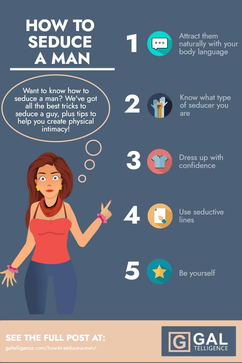 How To Seduce A Man Infographics 2 