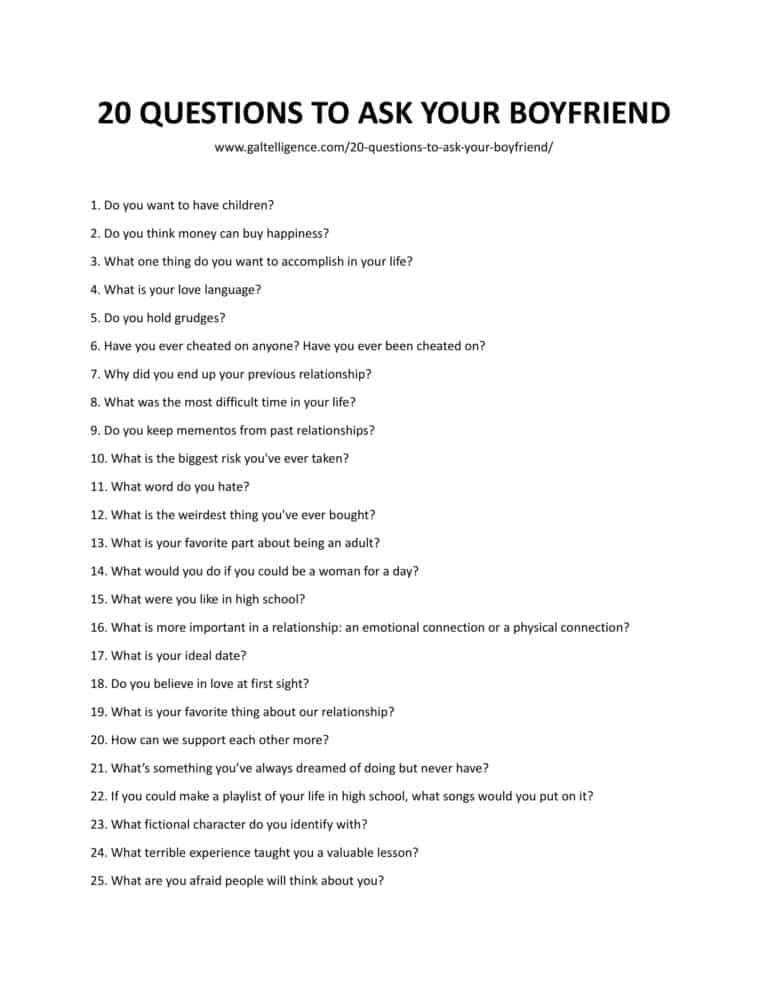 20 Questions To Ask Your Boyfriend Make Your Guy Feel Loved 4664